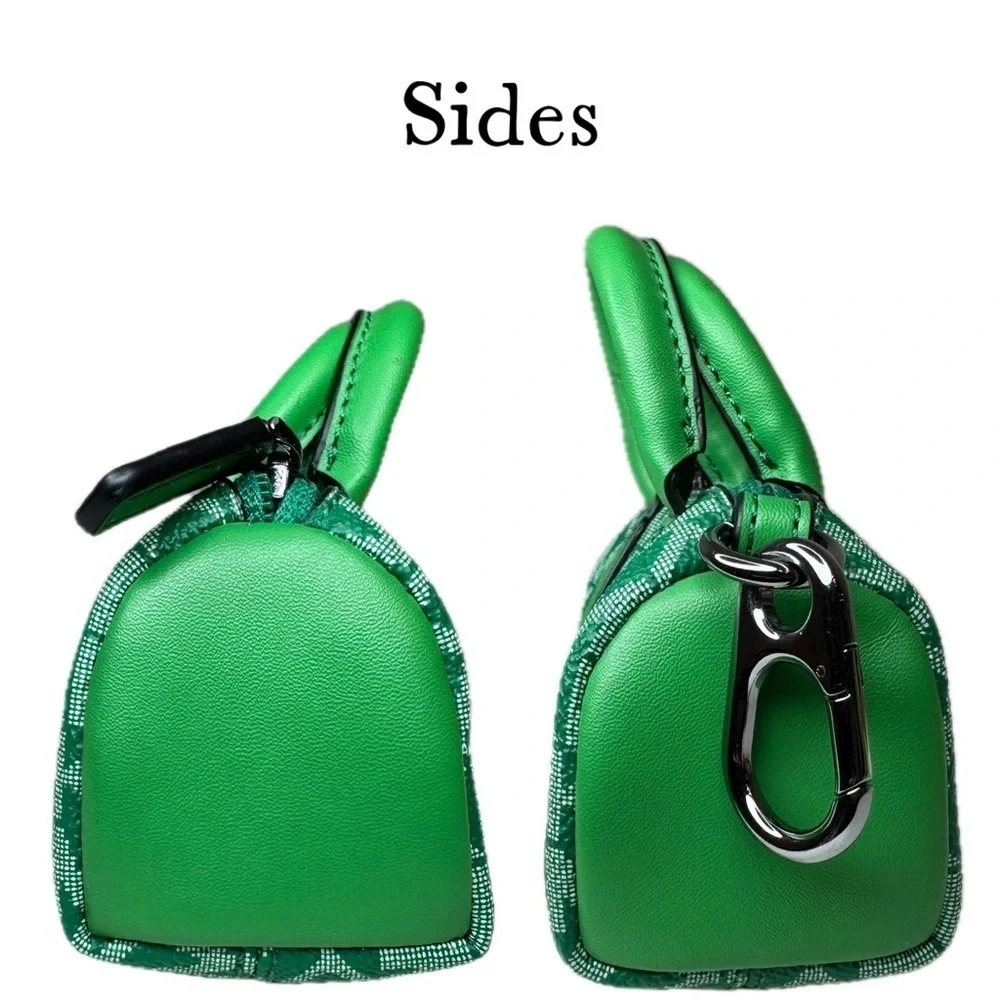Michael Kors Vibrant Green Mini-Duffle Keychain